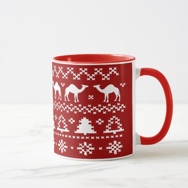 Tasses laides de chandail de Noël de chameau de (Droite)