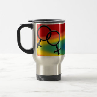 Tasses mêmes sexes de voyage d'amour de tasses de