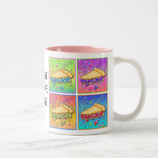 Tasses - morceau d'art de bruit de tarte
