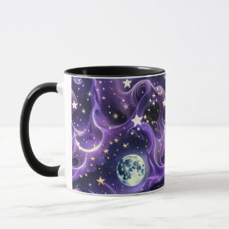 Tasses – Motifs de Lune Céleste Luxueux Lavande Ca