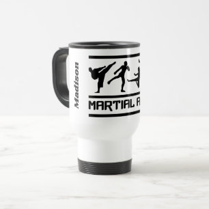 Tasses nommées faites sur commande d'arts martiaux