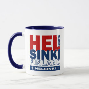 Tasses nommées faites sur commande de Helsinki