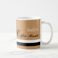 Tasses Pause Café Avec Noms