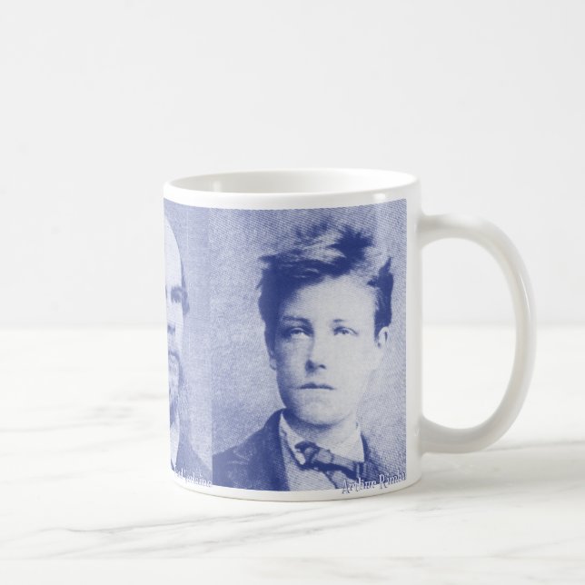 Tasses personnalisables de Baudelaire Verlaine (Droite)