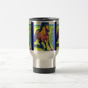 Tasses personnalisables de peinture de cheval