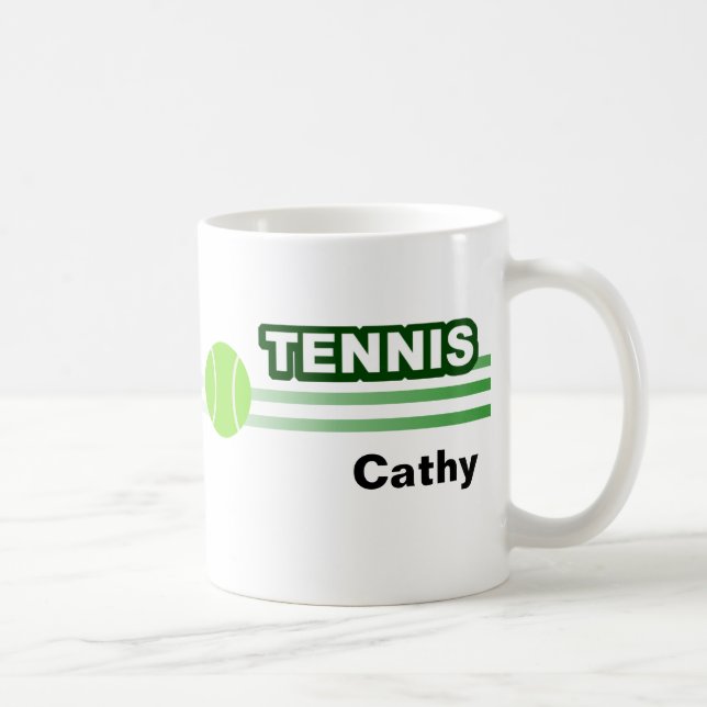 Tasses personnalisées de tennis (Droite)