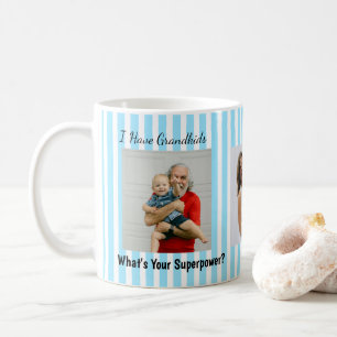 Tasses Personnalisées Drôles Grands-Parents Rayure