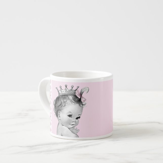 Tasses pour bébé Princesse Rose Vintage (Devant gauche)