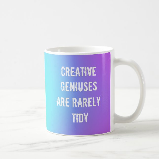 Tasses pour Génies Créatifs Rarement Rangés (Droite)