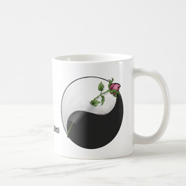 Tasses Rose Yin Yang (Droite)