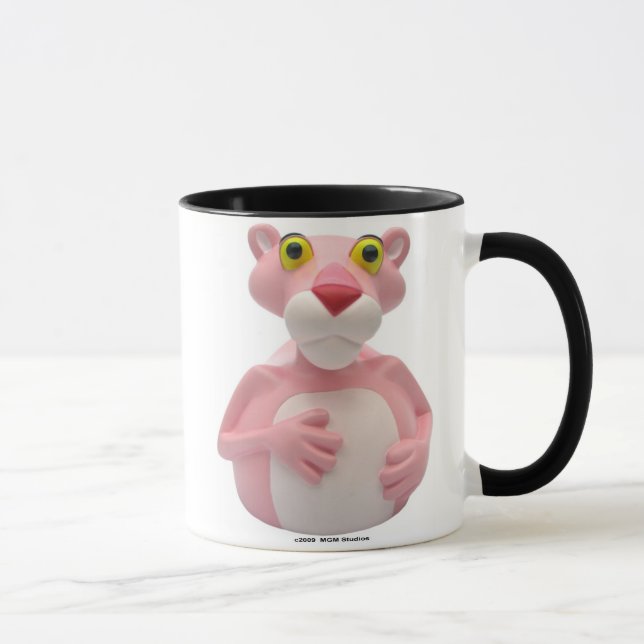 Tasses roses de panthère par CelebriDucks.com (Droite)