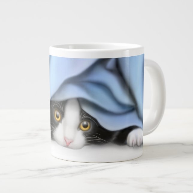 Tasses semi-transparentes de spécialité de chaton (Devant droit)
