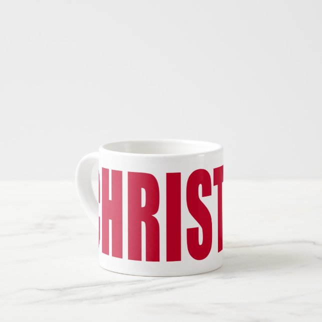 Tasses spéciales de Noël rouges (Devant gauche)