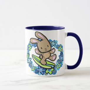 Tasses surfantes de lapin de chocolat