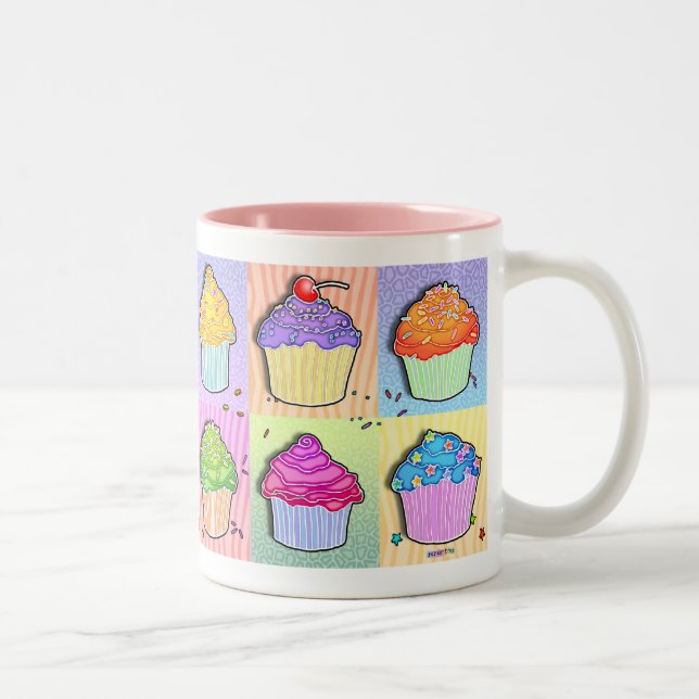 Tasses - tasse de petits gâteaux d'art de bruit (Droit)