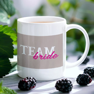 Tasses Team Bride Enterrement de Vie de Jeune Fill