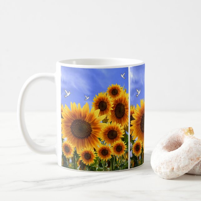 tasses tournesols (Avec donut)