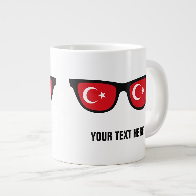Tasses turques de coutume de nuances (Devant droit)