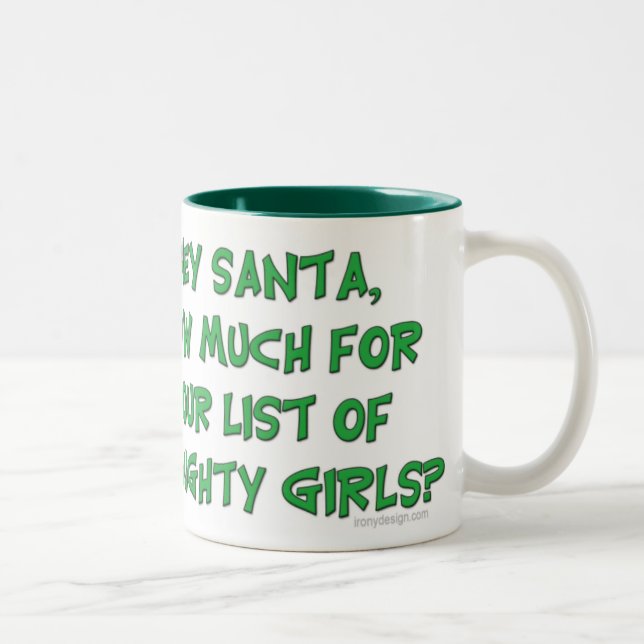 Tasses vilaines de la liste de Père Noël (Droit)