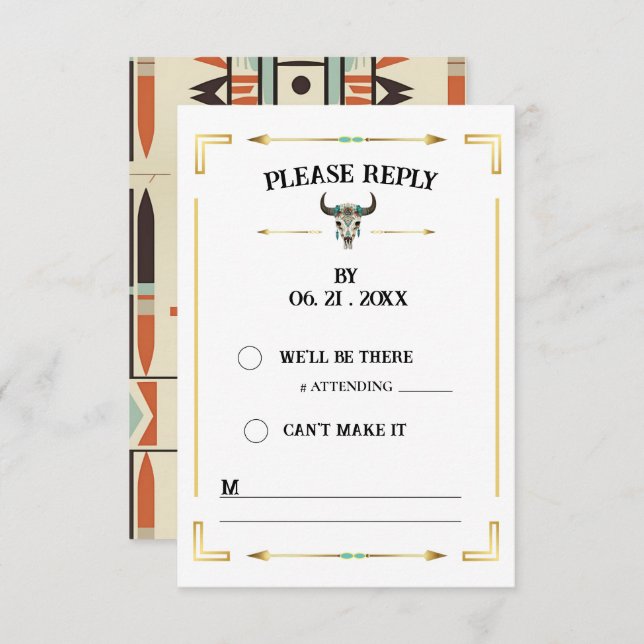 Tatanka Bison Yellowstone Western Ranch Carte de r (Devant / Derrière)