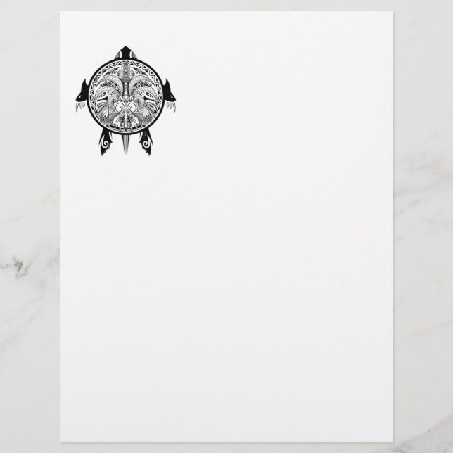 Tatouage de Tribal Turtle Shield (Devant)