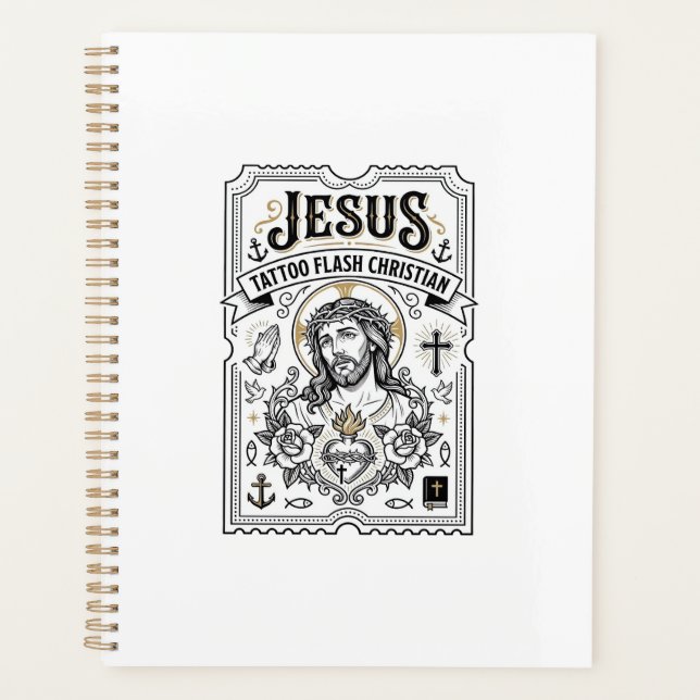 Tatouage flash Jésus Christianisme Tatouage flash  (Devant)