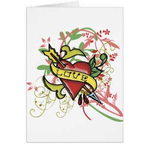 Tatouage frais d'amour