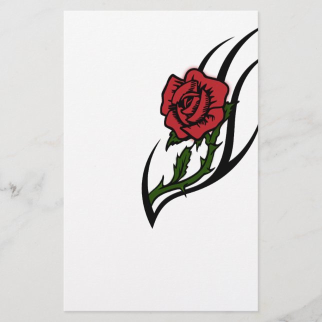 tatouage rose (Devant)