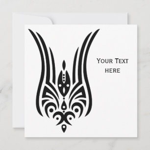Tatouage tribal NOIR - tulipe + vos idées