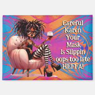 Tatouages de dame et de vin Karen Magnet
