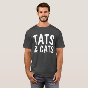 TATS ET CHATS, T-shirts de chat TATTOO LOVER