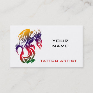 Tattoo Studio Dragon Carte de visite
