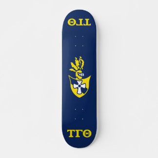 Tau Gamma Theta Skateboard - Marine avec Crest