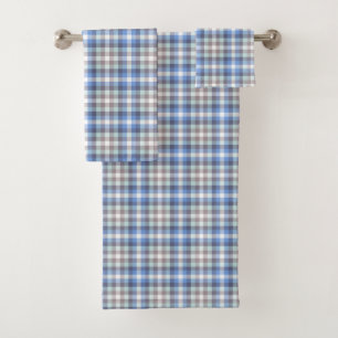 Taupe bleue Tartan Plaid