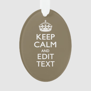 Taupe Café Gardez Le Calme Et Avoir Votre Texte Fa