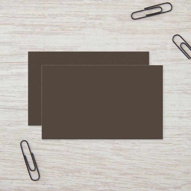 Taupe Carte de visite Océanie (Devant/Arrière en situation)