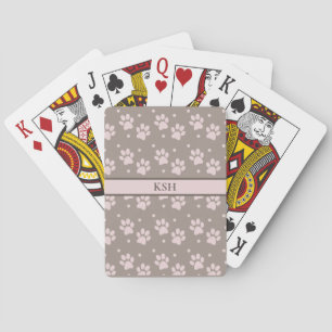 Taupe personnalisée et cartes de jeu Empreinte de