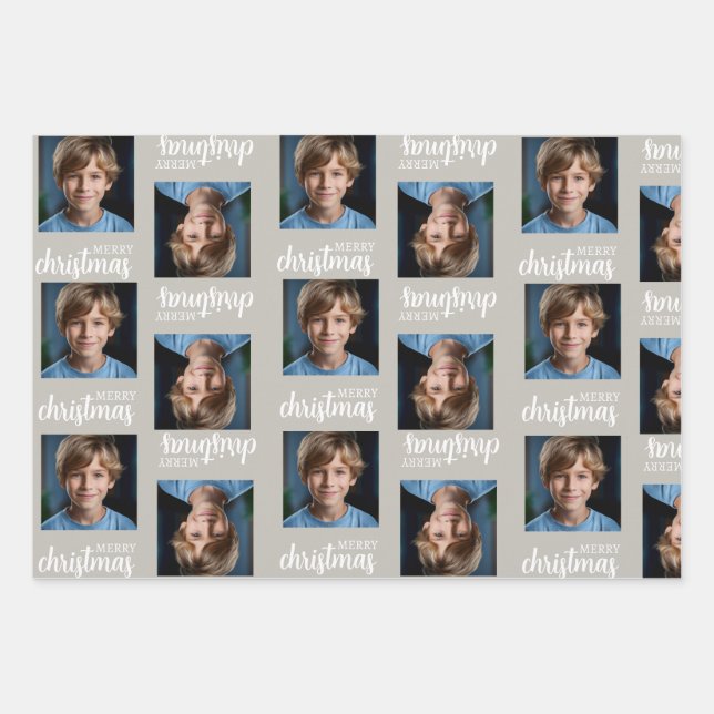 Taupe personnalisée Feuilles papier d'enveloppemen (Devant)