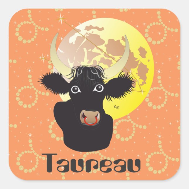 Taureau 21 avril au 20 mai Autocollants (Devant)
