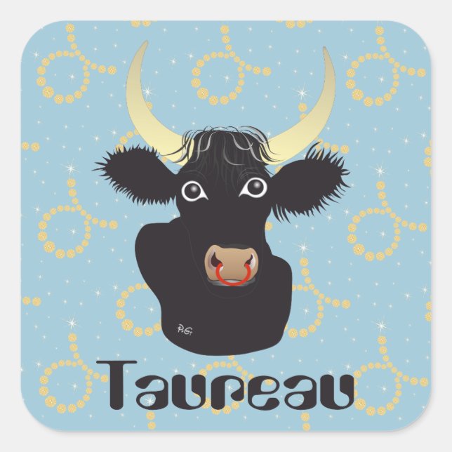 Taureau 21 avril au 20 mai Autocollants (Devant)