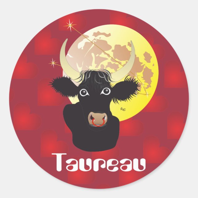 Taureau 21 avril au 20 mai Autocollants (Devant)