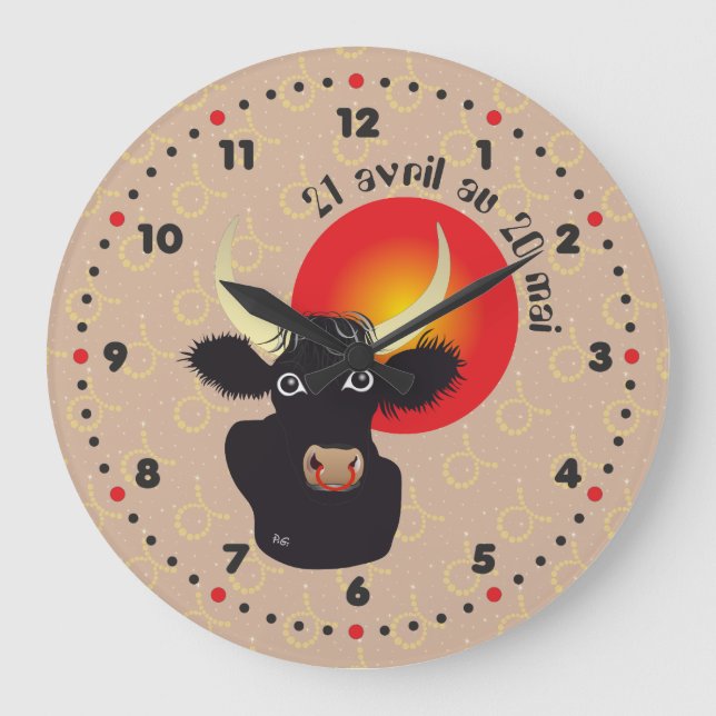 Taureau 21 avril au 20 mai Horloges (Recto)
