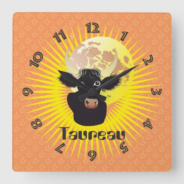 Taureau 21 avril au 20 mai Horloges (Recto)