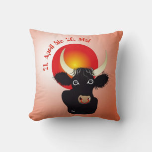 Taureau - Coussin Signe du zodiaque