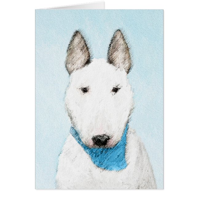 Taureau Terrier - Cute Original Chien Art (Devant)
