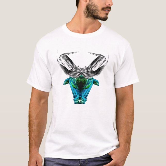 Taurus – Artistic Zodiac Graphic T-Shirt (Devant)