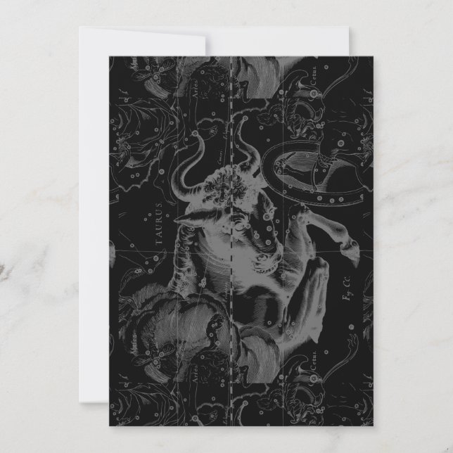 Taurus Constellation Hevelius 1690 Décor (Devant)