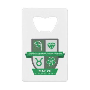 Taurus Crest™ d'anniversaire pour le 1er-20 mai