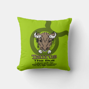 Taurus le coussin vert taureau