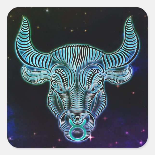 taurus les stickers bull zodiac (Devant)
